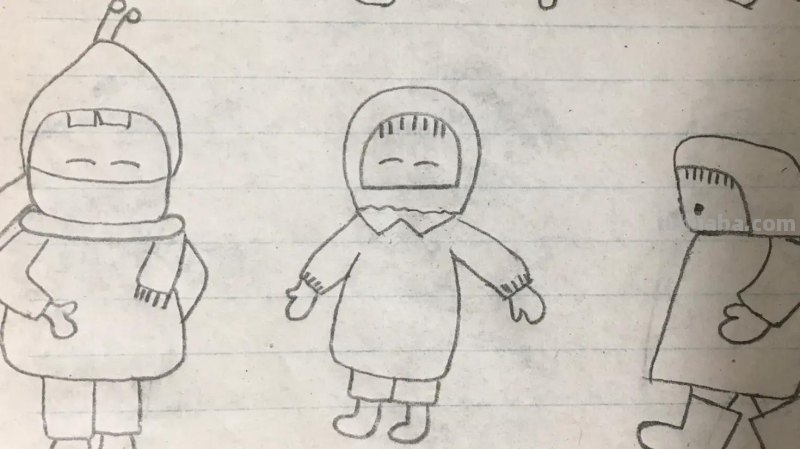 可爱的人物简笔画