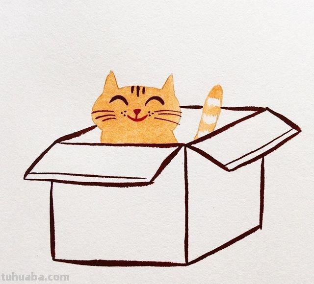 小猫儿小狗儿简笔画素材~