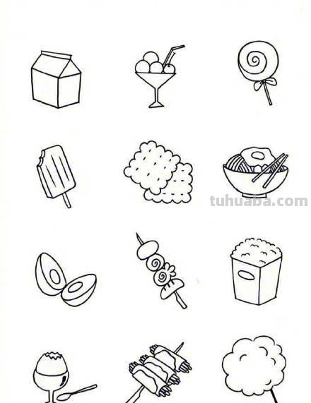 100个水果简笔画素材