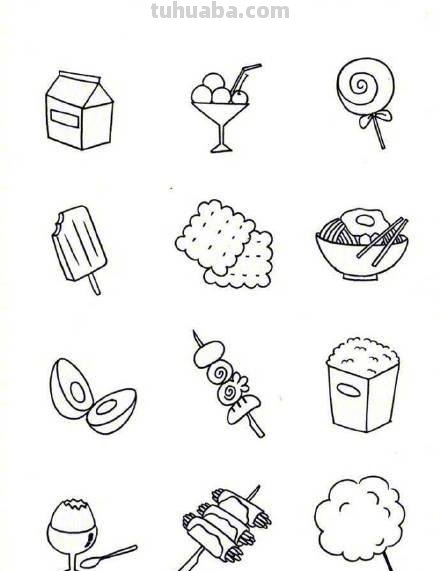 100个水果简笔画素材