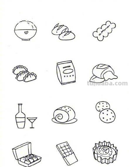 100个水果简笔画素材
