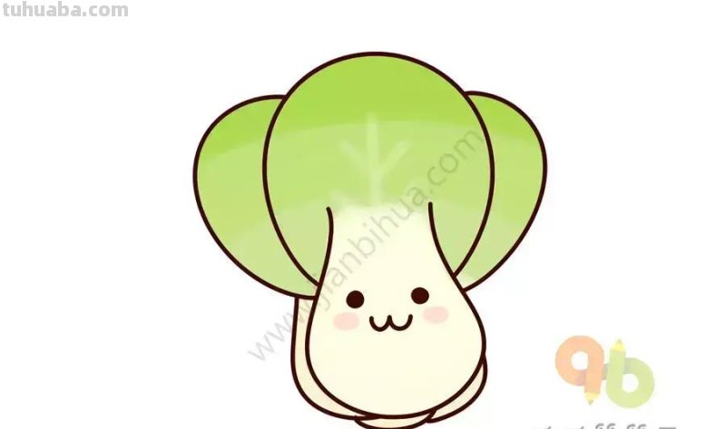 教你3分钟画出各种可爱的蔬菜，简单易学，快点收藏吧！