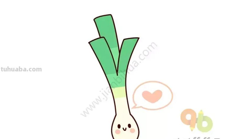 教你3分钟画出各种可爱的蔬菜，简单易学，快点收藏吧！