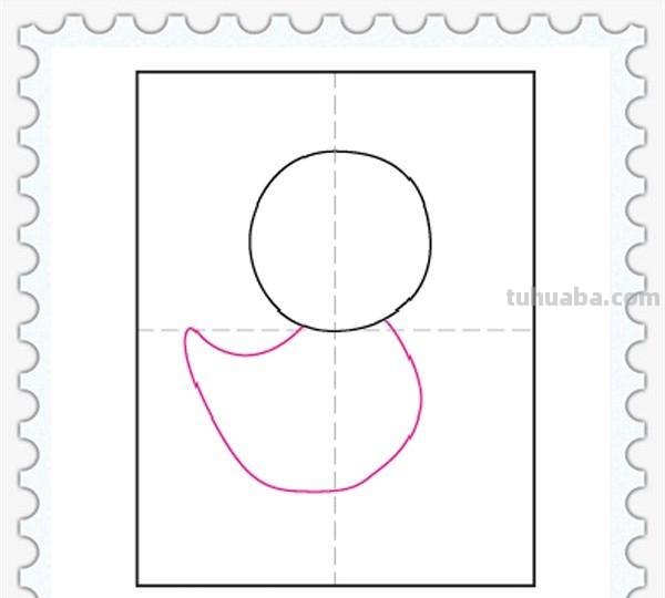 儿童简笔画精选-小鸡的画法