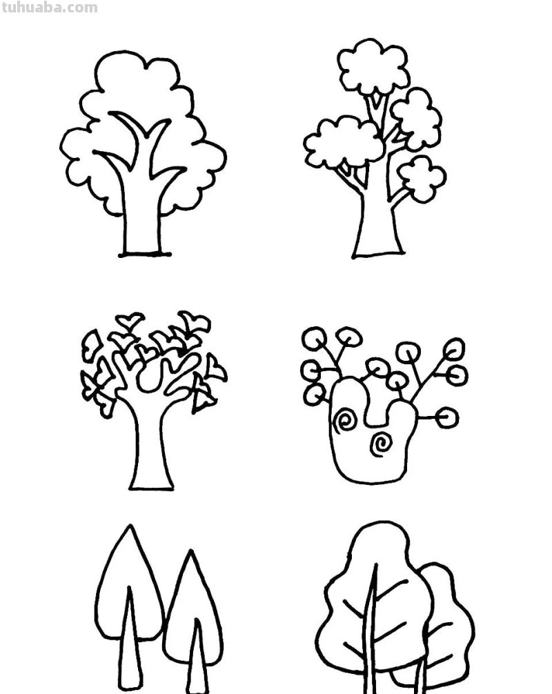 54种植物简笔画大全，学会这些，再也不担心不会画植物了，干货