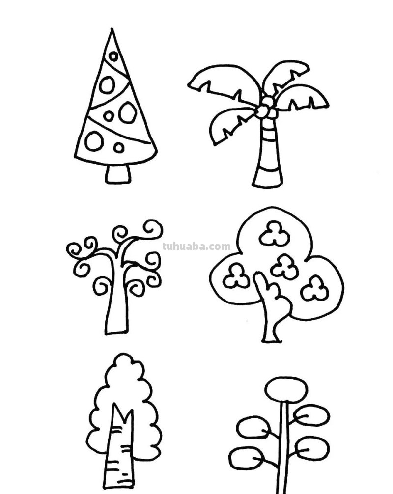 54种植物简笔画大全，学会这些，再也不担心不会画植物了，干货