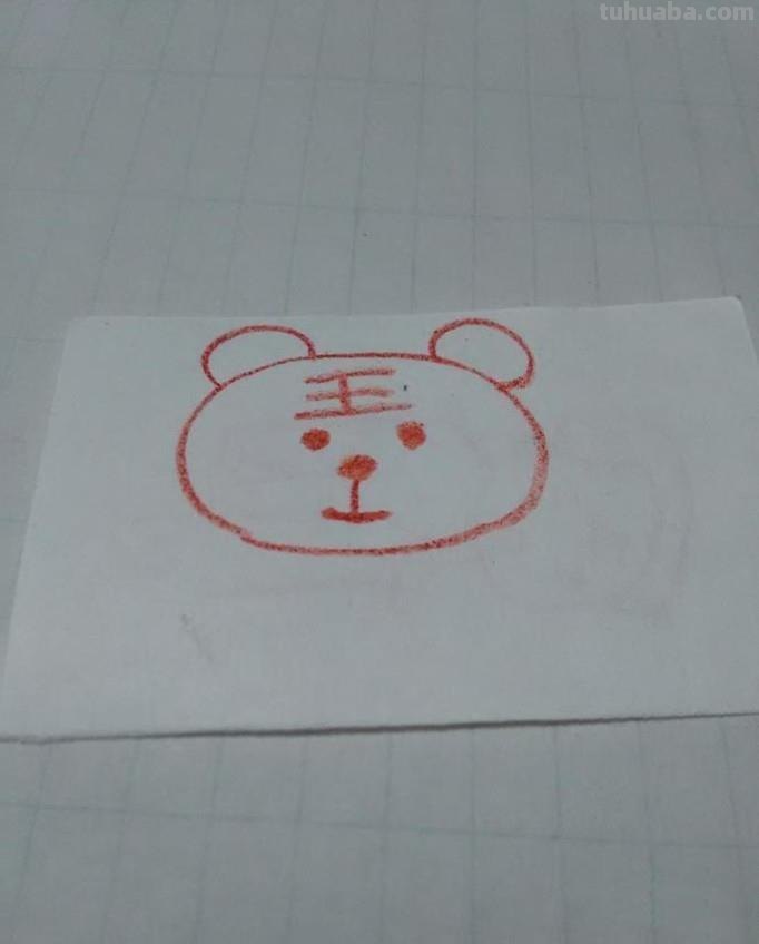 老虎怎么画？很简单，简笔画老虎，家长们学起来，教给宝宝哦