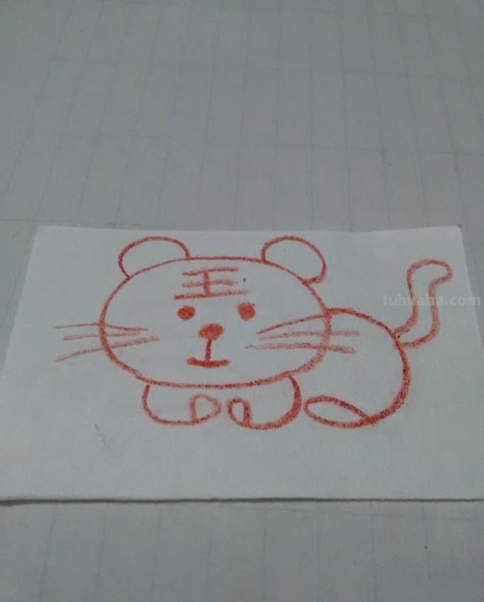 老虎怎么画？很简单，简笔画老虎，家长们学起来，教给宝宝哦