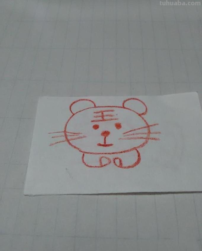 老虎怎么画？很简单，简笔画老虎，家长们学起来，教给宝宝哦