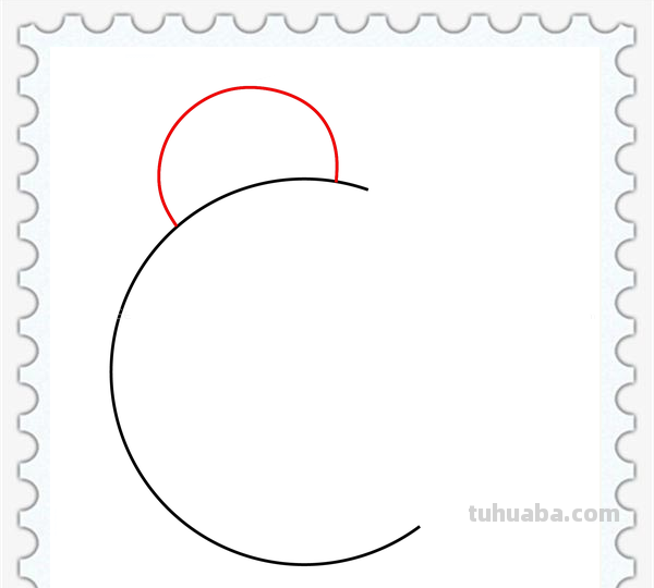 儿童简笔画精选-用字母“C”画猫（Cat）