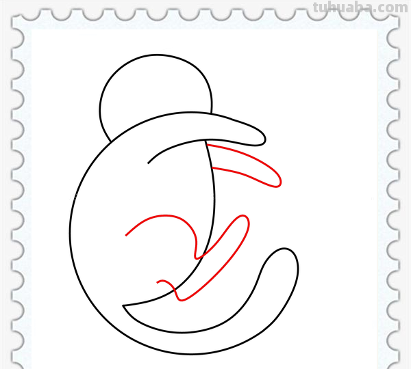 儿童简笔画精选-用字母“C”画猫（Cat）