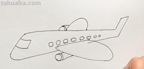 简笔画飞机怎么画（儿童简笔画飞机怎么画）