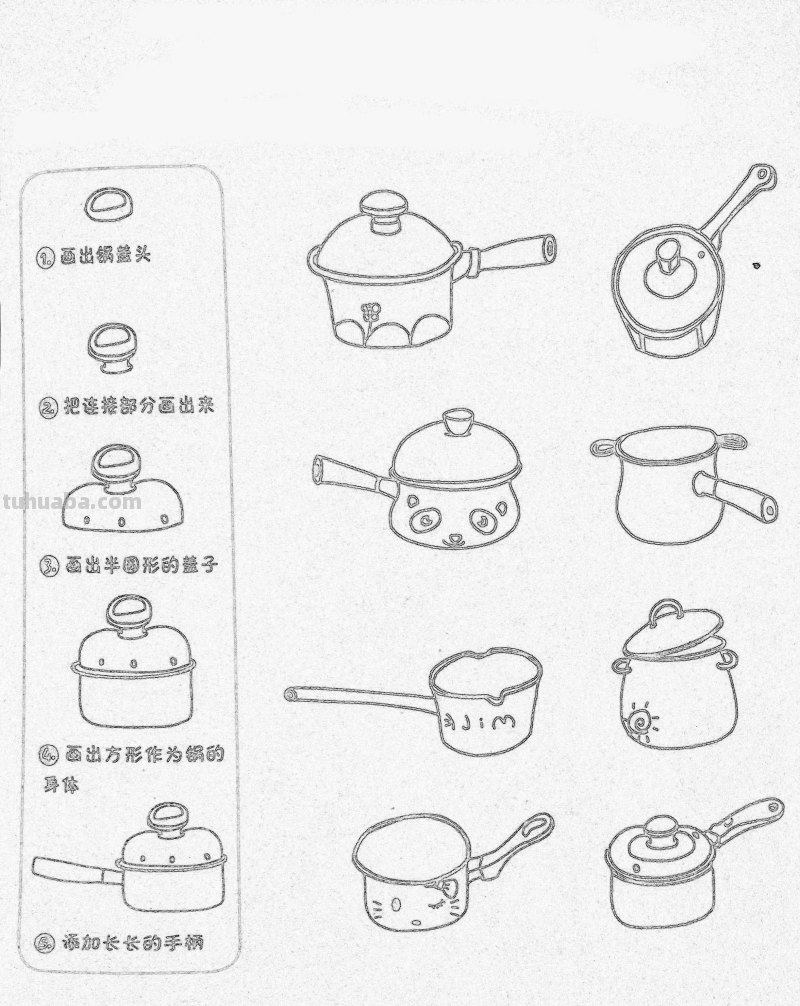 一大箱，简笔画电器画法资料包，拿去临摹教小孩！