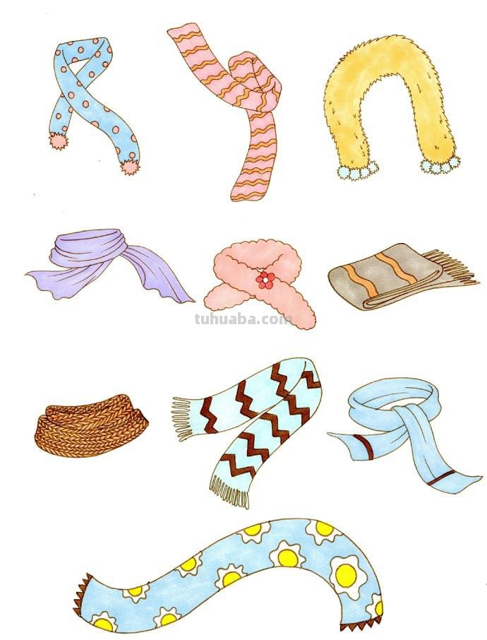 这是见过画的最好最完整的一套衣服类简笔画，超赞！
