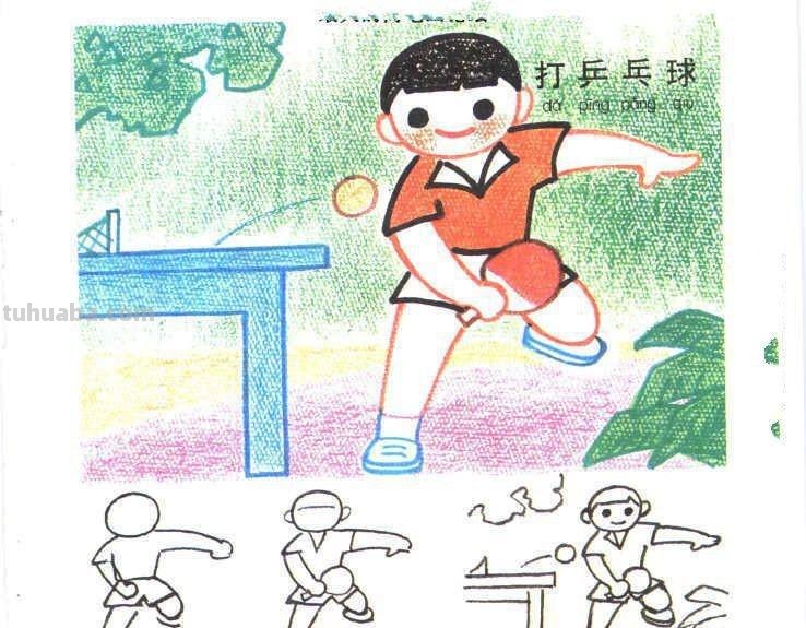 儿童生活场景简笔画大全