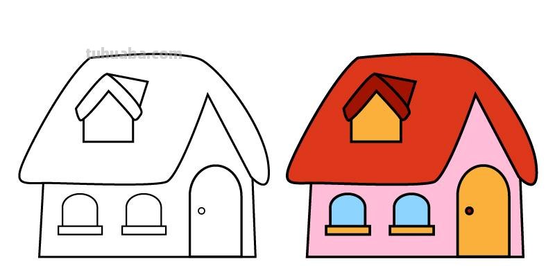 简笔画房子素材大全｜10种不同房子画法，看看你喜欢哪一个？