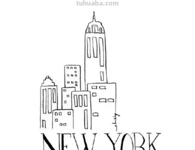 各国建筑物代表简笔画