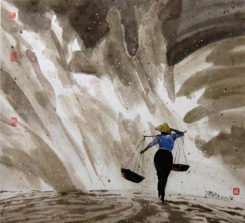 水彩画11种技法学习（了解、参考）