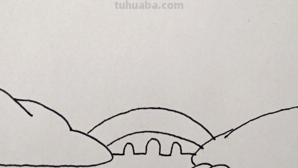 简笔画河流怎么画（简笔画河流怎么画好看）