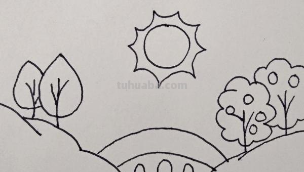 简笔画河流怎么画（简笔画河流怎么画好看）