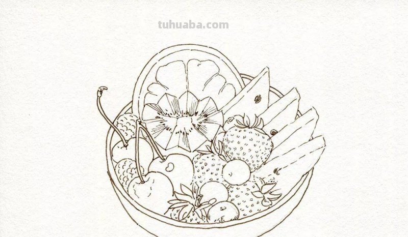 零基础也能画水彩，教你画一幅水果图