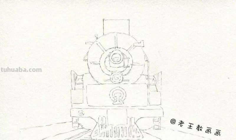 零基础也能画水彩,教你画火车头风景画 零基础也能画水彩,教你画火车头风景画