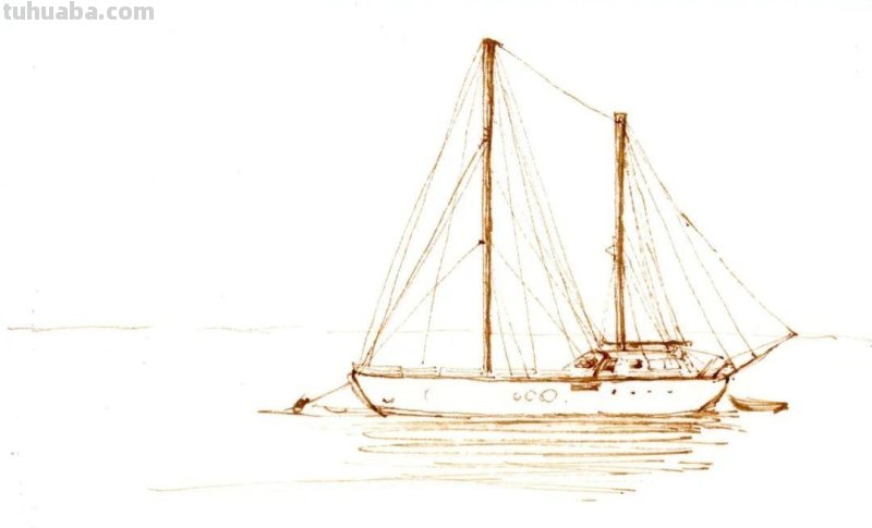 水彩也不难呀！4步就能画幅风景画