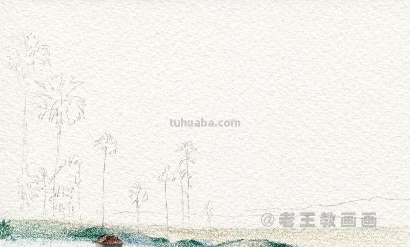 用彩铅画出来的风景,比真实的还要美 用彩铅画出来的风景,比真实的还要美
