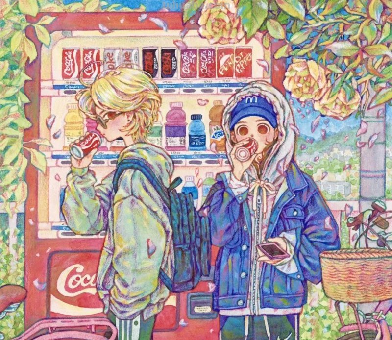 彩铅色彩综合绘画29张！彩铅与色彩的配合颜色超绝！