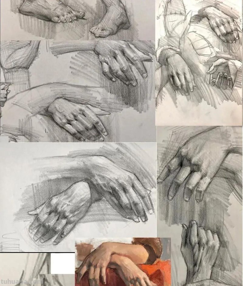 99分的速写；胆子大不怕错，速写画的好，素描不会差