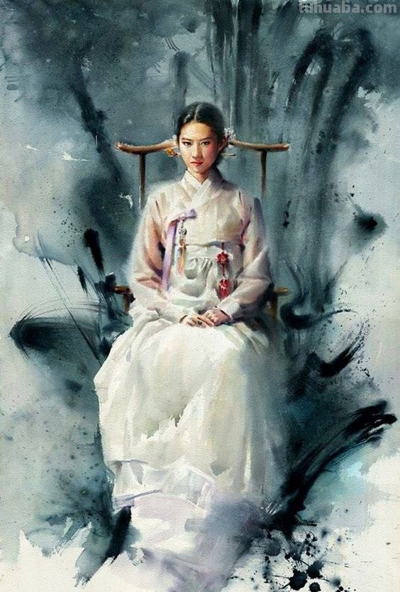 每日艺术吧-人物水彩赏析 每日艺术吧-人物水彩赏析