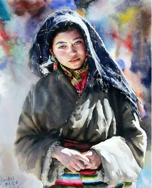 每日艺术吧-人物水彩赏析 每日艺术吧-人物水彩赏析