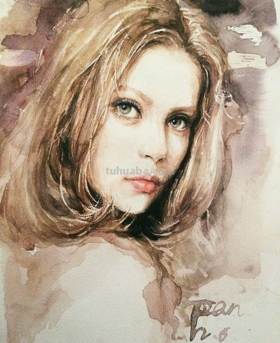 人物水彩画鉴赏