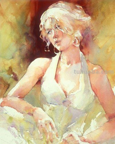 人物水彩画鉴赏