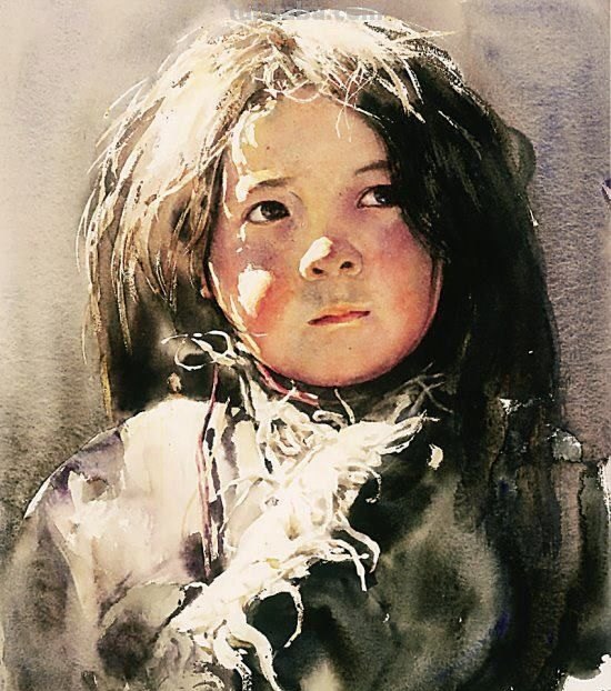 人物水彩画鉴赏