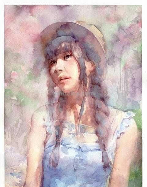 人物水彩画鉴赏