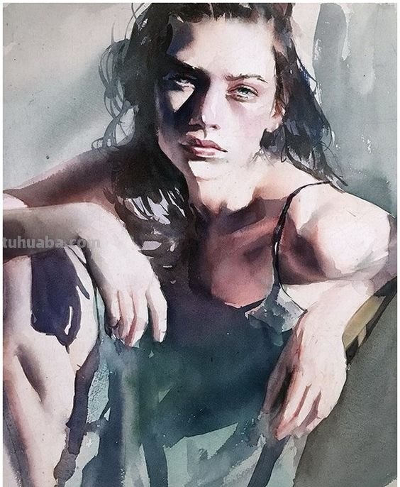 人物水彩画鉴赏