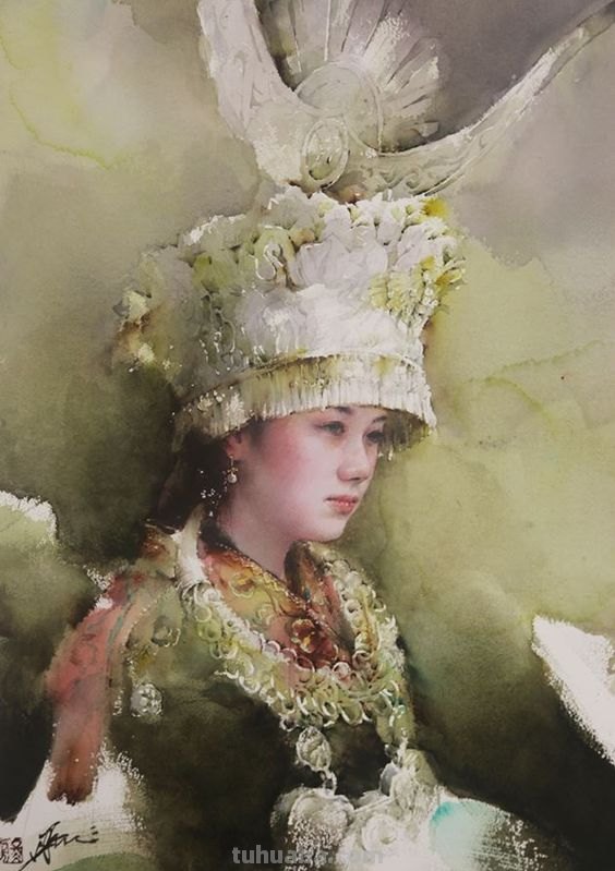 人物水彩画鉴赏