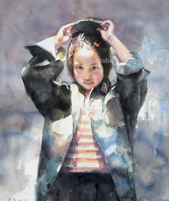 人物水彩画鉴赏