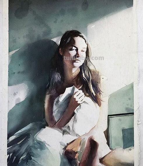 人物水彩画鉴赏