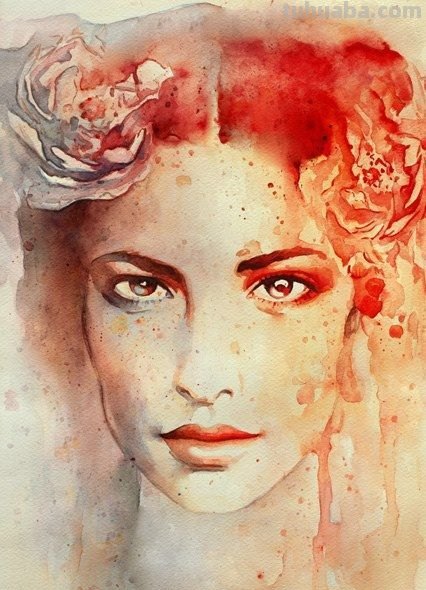 明星人物水彩画你认得几个