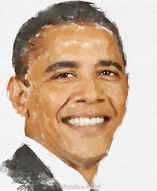 明星人物水彩画你认得几个