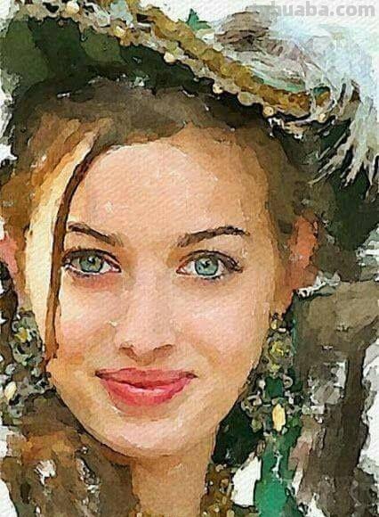 明星人物水彩画你认得几个