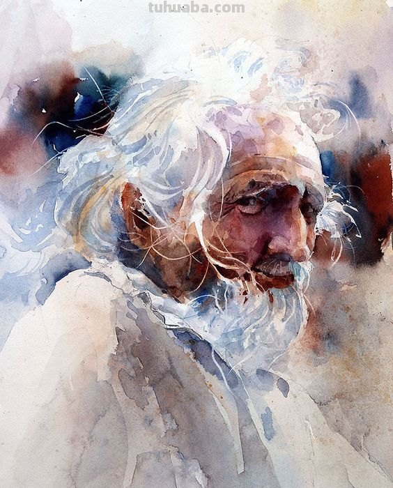 明星人物水彩画你认得几个