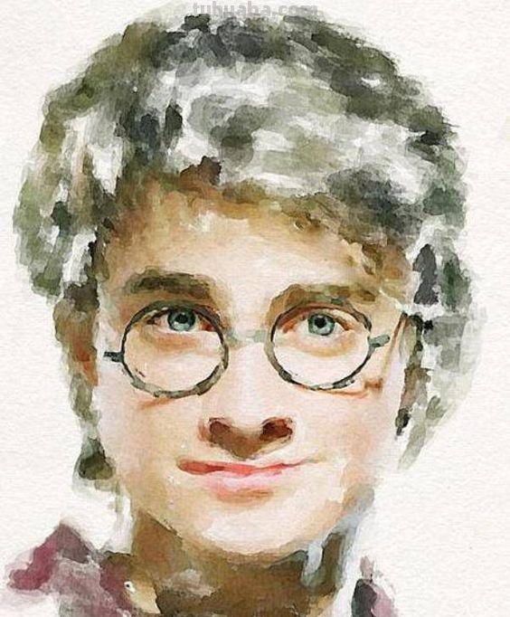 明星人物水彩画你认得几个