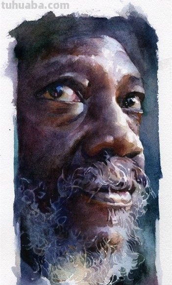 明星人物水彩画你认得几个