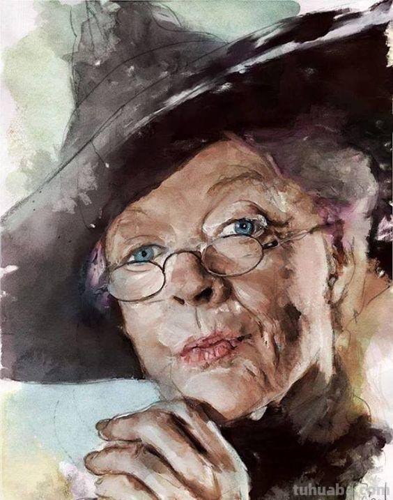 明星人物水彩画你认得几个