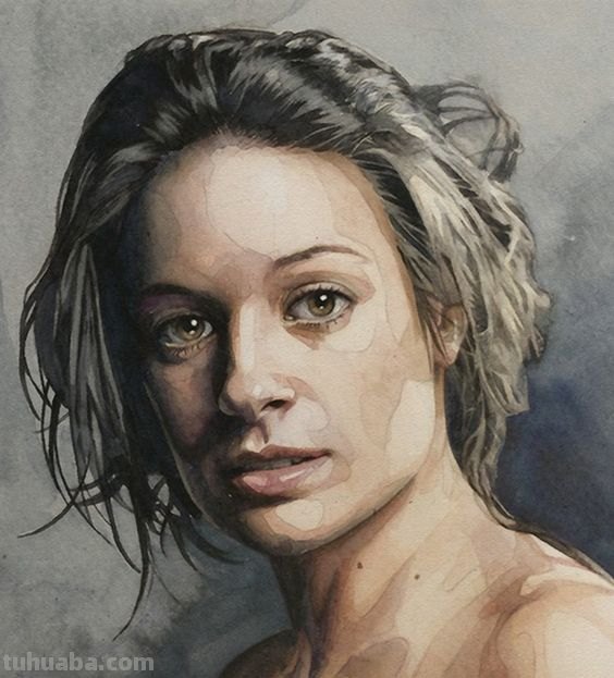 明星人物水彩画你认得几个