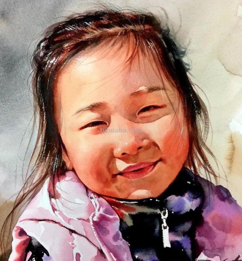 好细致的水彩人物画，人生百态，众生百相