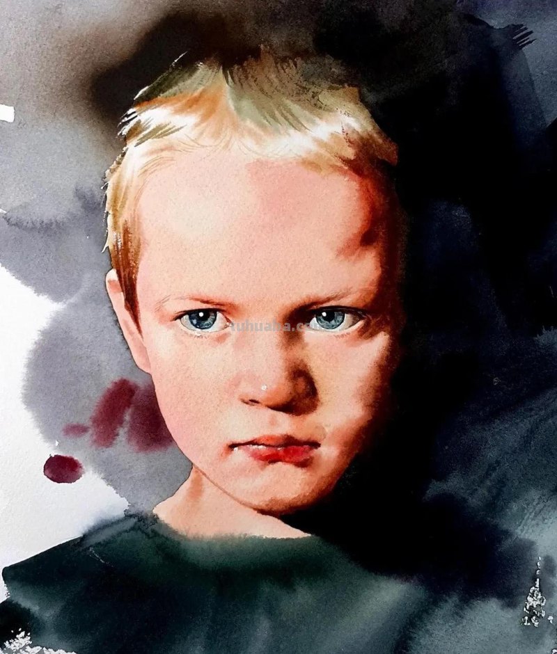 好细致的水彩人物画，人生百态，众生百相